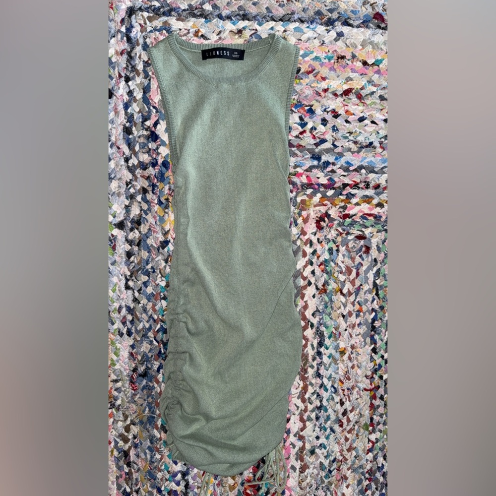 Lioness Military Sage Knit dress size XS